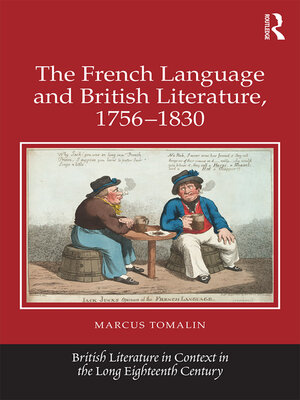 cover image of The French Language and British Literature, 1756-1830